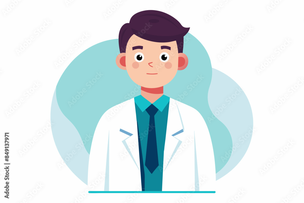 Vector of Doctor in White Coat on White Background,doctor, stethoscope, medicine, health, medical, hospital, cartoon, care, healthcare, uniform, Vector of Doctor in White Coat on White Background,doctor, stethoscope, medicine, health, medical, hospital, cartoon, care, healthcare, uniform,