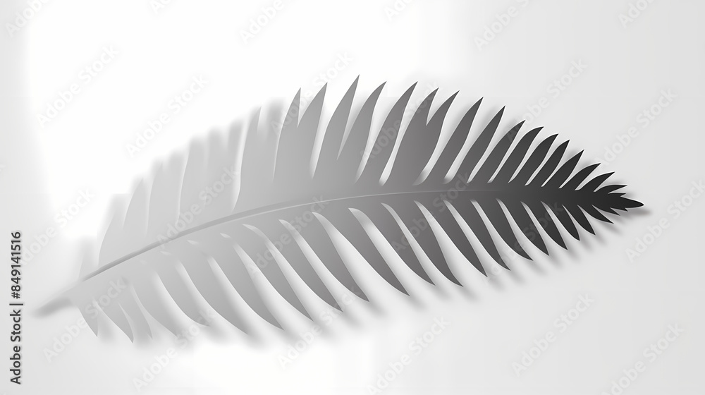Realistic transparent shadow from a leaf of a palm tree on the white background. Tropical leaves shadow. Mockup with palm leaves shadow. Realistic transparent shadow from a leaf of a palm tree on the white background. Tropical leaves shadow. Mockup with palm leaves shadow.