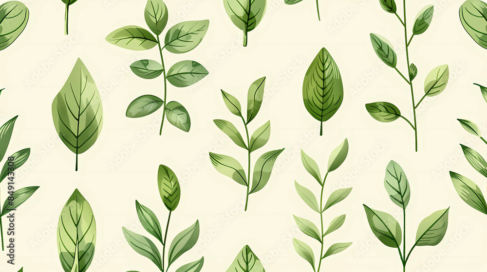 Green plant and leafs pattern. Pencil, hand drawn natural illustration. Simple organic plants design. Botany vintage graphic art. 4k wallpaper, background. Simple, minimal, clean design Green plant and leafs pattern. Pencil, hand drawn natural illustration. Simple organic plants design. Botany vintage graphic art. 4k wallpaper, background. Simple, minimal, clean design