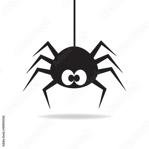 Obraz na płótnie Spider icon. Graphic template. Vector illustration w salonie
