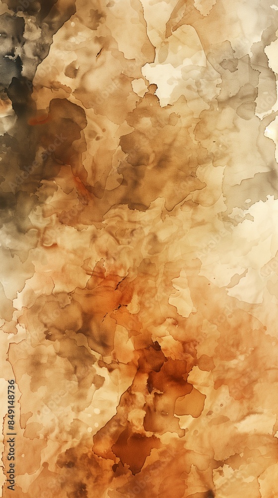 Subtle abstract watercolor background with a warm blend of brown and beige hues, perfect for design elements, artistic projects, and creative visual applications. Subtle abstract watercolor background with a warm blend of brown and beige hues, perfect for design elements, artistic projects, and creative visual applications.