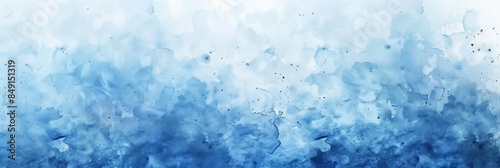 Soft blue watercolor painting with gentle gradients and fluid shapes. Ideal for backgrounds, artistic designs, and creative projects.