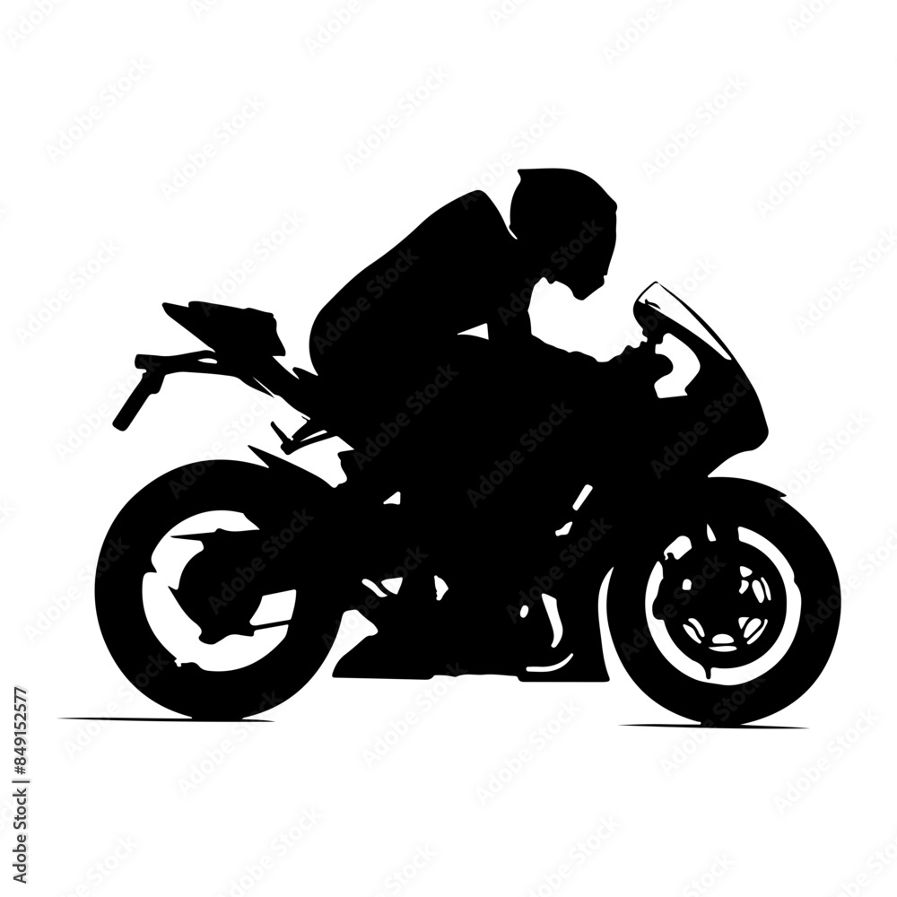 Fototapeta premium motorcycle racing