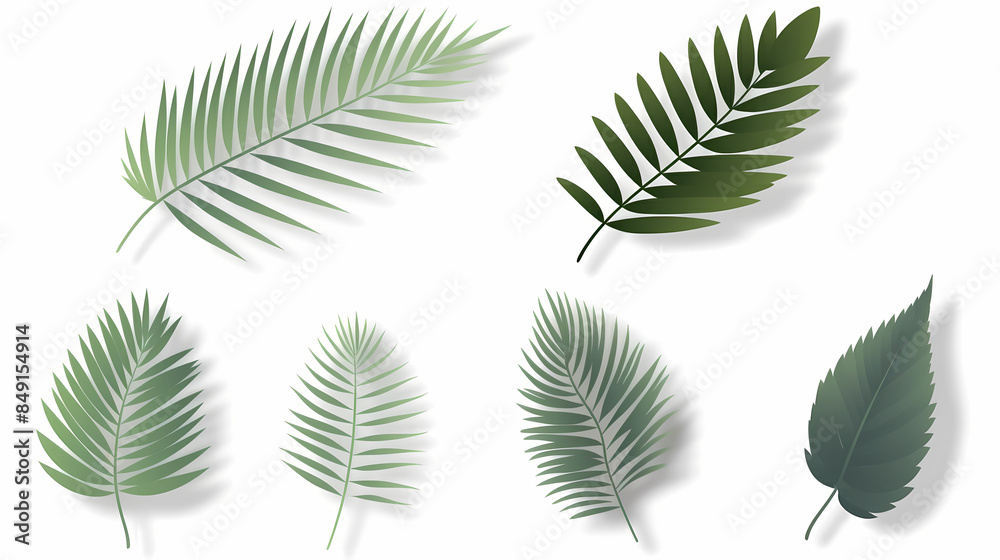 Realistic transparent shadow from a leaf of a palm tree on the white background. Tropical leaves shadow. Mockup with palm leaves shadow. Realistic transparent shadow from a leaf of a palm tree on the white background. Tropical leaves shadow. Mockup with palm leaves shadow.