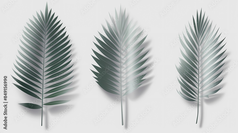 Realistic transparent shadow from a leaf of a palm tree on the white background. Tropical leaves shadow. Mockup with palm leaves shadow. Realistic transparent shadow from a leaf of a palm tree on the white background. Tropical leaves shadow. Mockup with palm leaves shadow.
