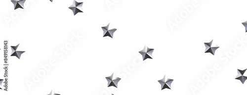Ethereal Rain of Gold: Step into a Captivating 3D Stars Shower