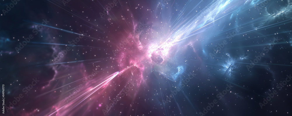 Ethereal space background with soft blue and pink nebulae, gentle light beams, and dark space. Ethereal space background with soft blue and pink nebulae, gentle light beams, and dark space.