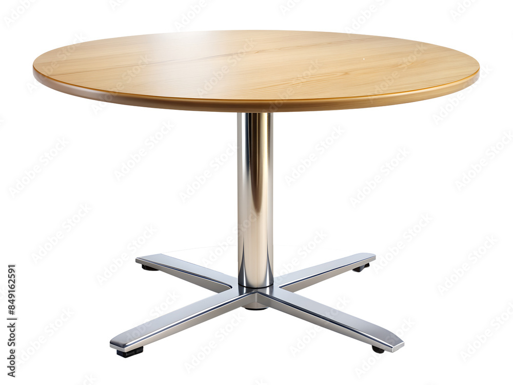 Round shape table isolated on the transparent background Round shape table isolated on the transparent background
