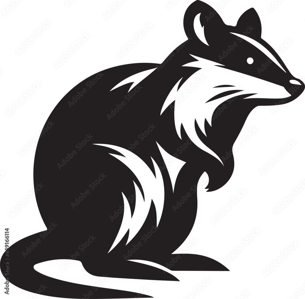 Fototapeta premium Bandicoot vector art