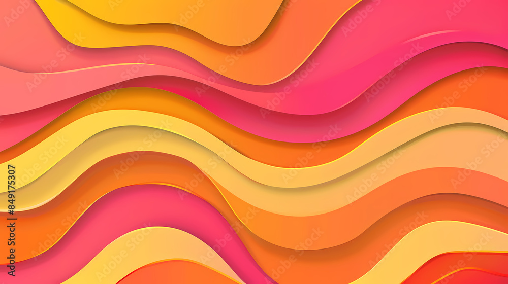 Abstract paper cut background design vector image