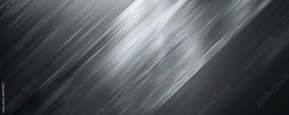 Modern metallic texture background with brushed steel finish and cool grey tones: Sleek and industrial, perfect for a modern and professional look