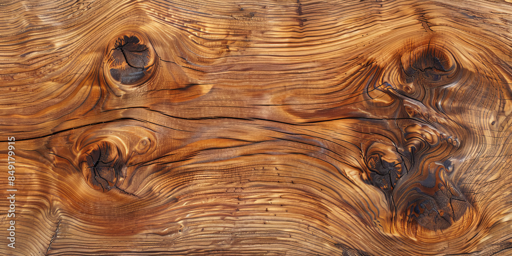 Rustic chestnut wood background with visible knots and natural texture ...