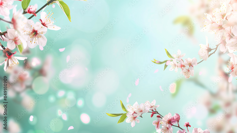 Spring background everything is blooming Spring background everything is blooming