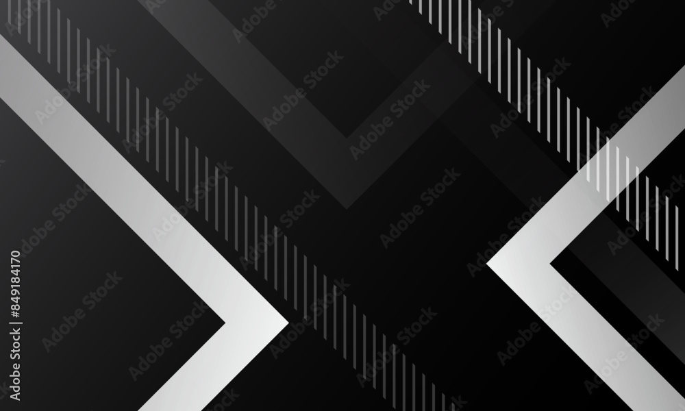 Obraz premium Abstract black and white geometric background. Eps10 vector