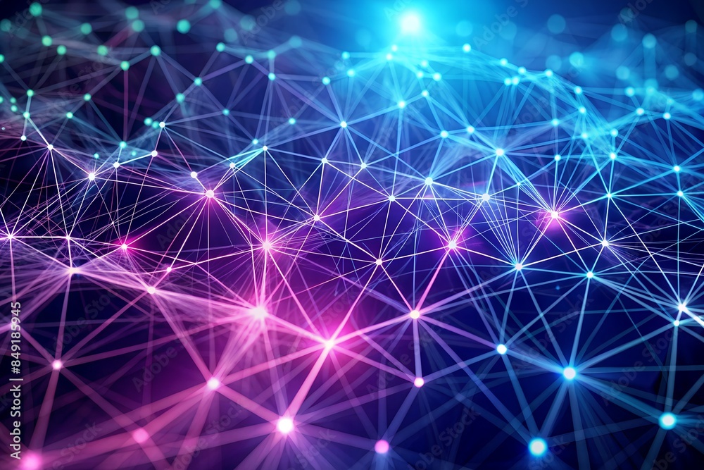 Wireframe background with plexus effect. Wireframe background with plexus effect.