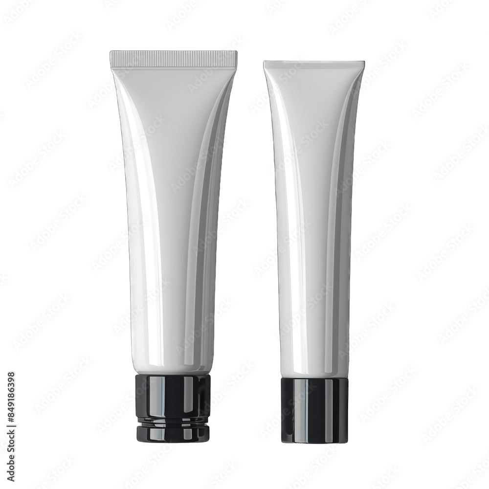 Blank white cosmetic bottles or face wash bottle spa transparent background PNG Blank white cosmetic bottles or face wash bottle spa transparent background PNG