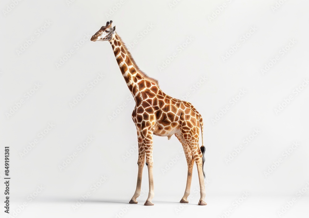 Obraz premium Tall Giraffe Profile
