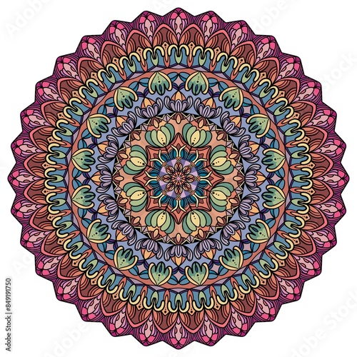 ornamental round ornament,mandala