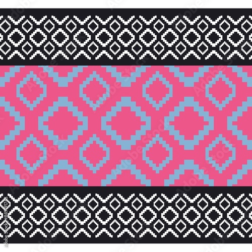 Geometric Oriental ethnic pattern boho pattern textile design for carpet wallpaper background