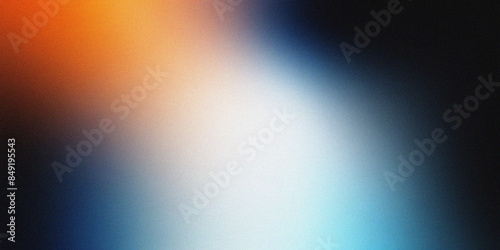 Blurred gradient background with vibrant orange and blue colors