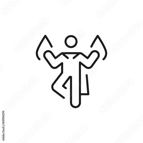 Super power icon. Simple super power icon for social media, app, and web design. Vector illustration.