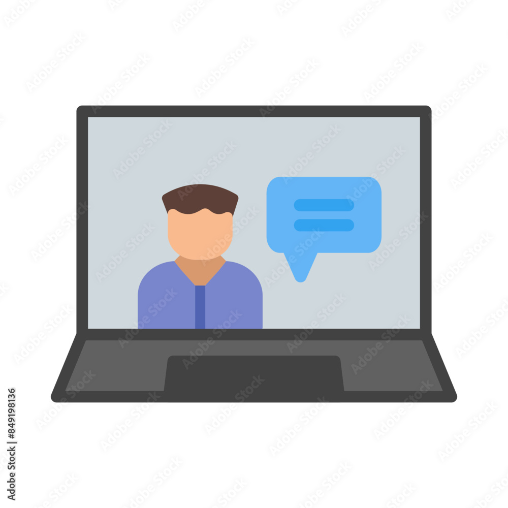 Bussiness Meeting flat icon Bussiness Meeting flat icon