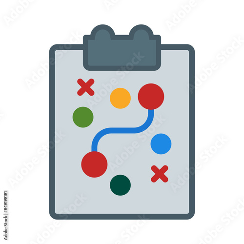 Planning flat icon