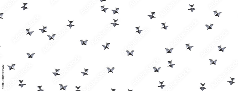 Astral Downpour: 3D Illustration Brings a Shower of Gold Stars Astral Downpour: 3D Illustration Brings a Shower of Gold Stars