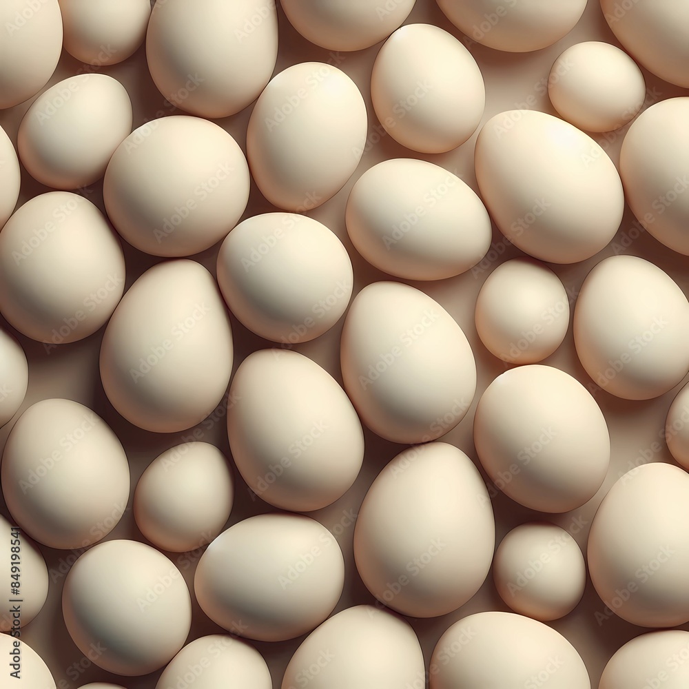White eggs seamless background White eggs seamless background