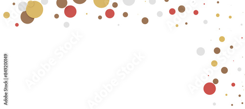 Colorful assorted confetti ...