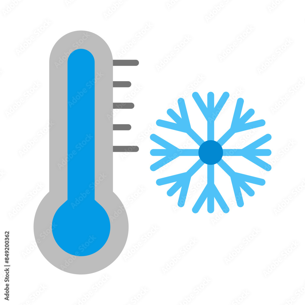 Freezing flat icon Freezing flat icon