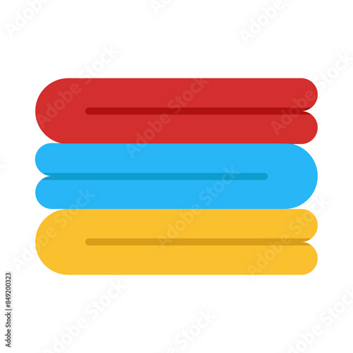 Towel flat icon