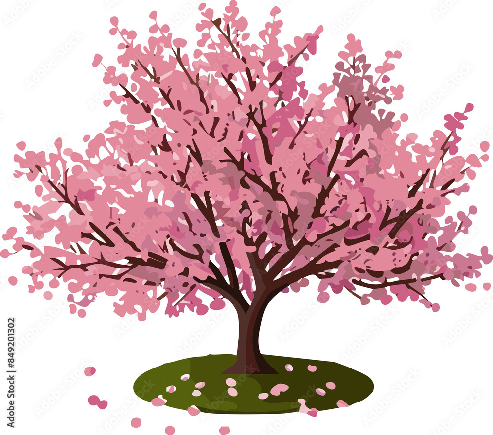 Obraz premium 벚꽃, 벚꽃잎, 꽃잎, 꽃, 봄, 벚꽃 봄, 벚꽃 벡터, 벚꽃 나무, 꽃송이, cherry, cherry blossom, 벚꽃 축제, 벚꽃 일러스트, 벚꽃 이미지, 벚꽃 캐릭터,