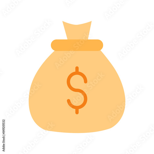 Money Bag flat icon