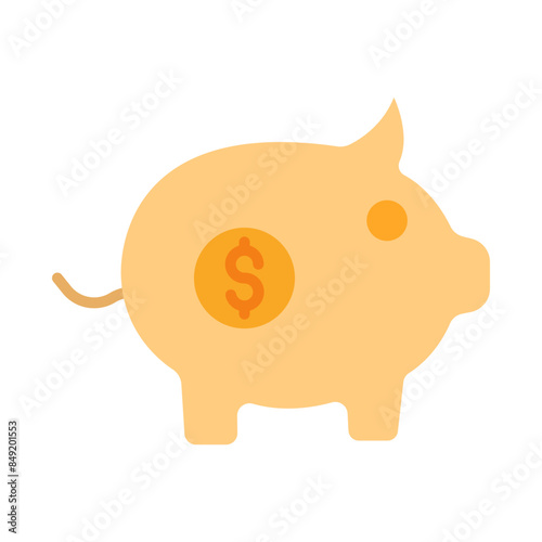 Piggy Bank flat icon