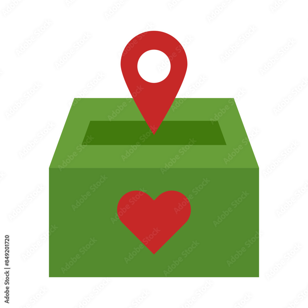 Donation Tracker flat icon Donation Tracker flat icon