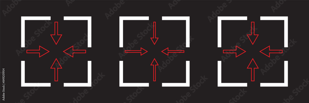 Fullscreen icon vector. expand fullscreen icon Fullscreen icon vector. expand fullscreen icon