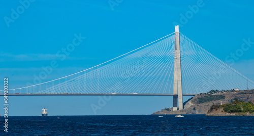 Yavuz Sultan Selim bridge connecting Bosphorus with Black Sea
 photo