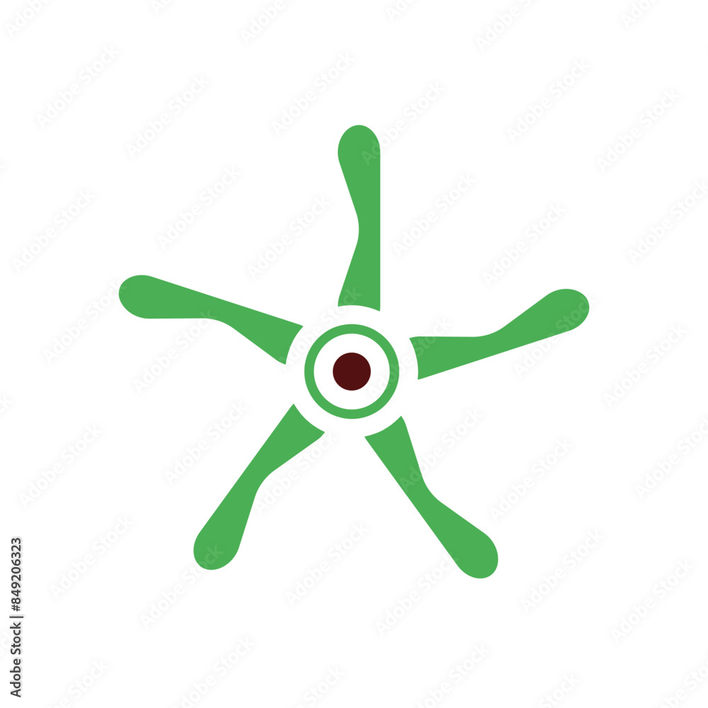 tree icon solid green brown tree icon solid green brown