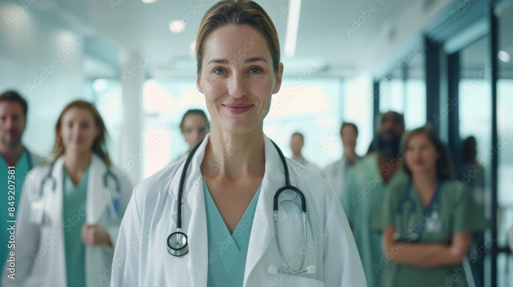 The confident medical team The confident medical team