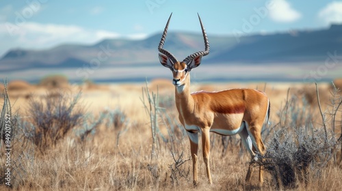 The Graceful Antelope in Savannah. © MP Studio