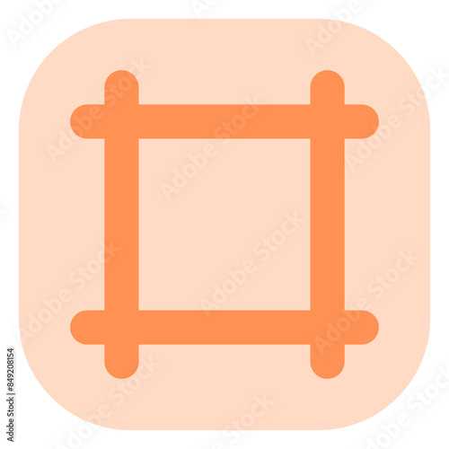 Editable frame, artboard vector icon. Part of a big icon set family. Perfect for web and app interfaces, presentations, infographics, etc