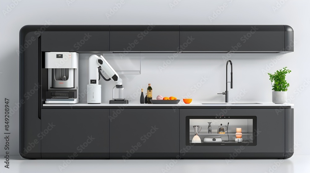 Cutting-Edge Smart Kitchen with Robotic Automation and Voice Control Cutting-Edge Smart Kitchen with Robotic Automation and Voice Control