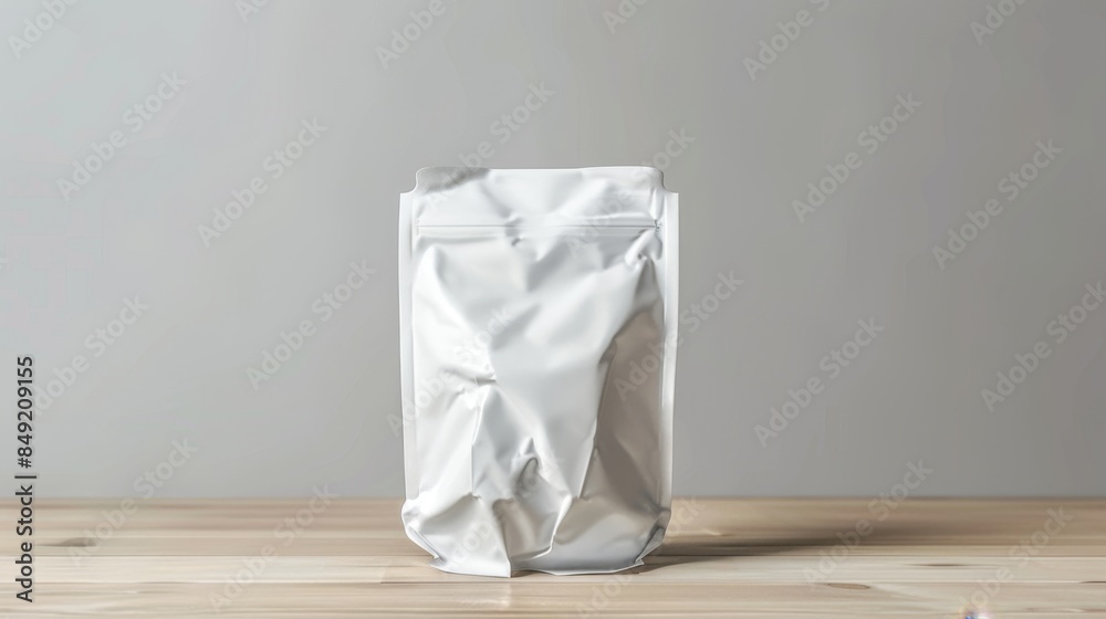The white stand-up pouch The white stand-up pouch