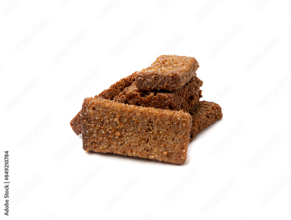 Rye Croutons, Brown Bread Rusks, Crispy Bread Cubes, Dry Rye Crouoton Crumbs, Brown Roasted Rusks Rye Croutons, Brown Bread Rusks, Crispy Bread Cubes, Dry Rye Crouoton Crumbs, Brown Roasted Rusks