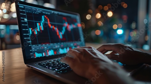 The Investor Analyzing Charts
