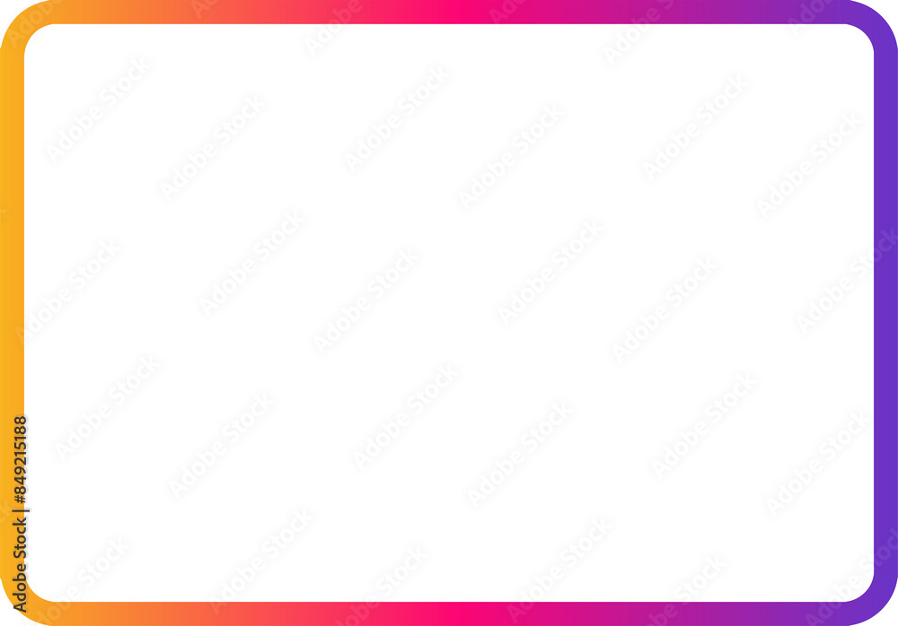 Rectangle Shape Gradient Frame Rectangle Shape Gradient Frame