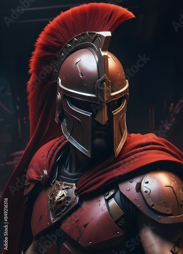 A spartan warrior..