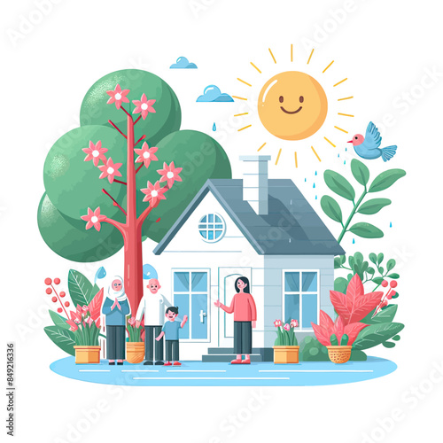 house and tree