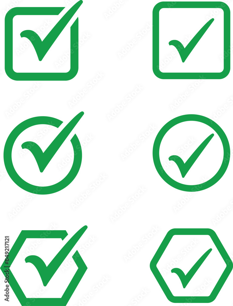 green check mark green check mark
